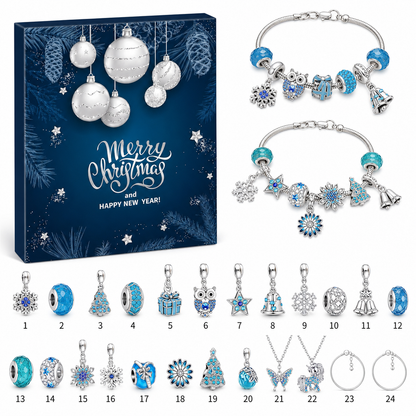🎄24 DAYS OF CHRISTMAS ADVENT CALENDAR BRACELETS SETS