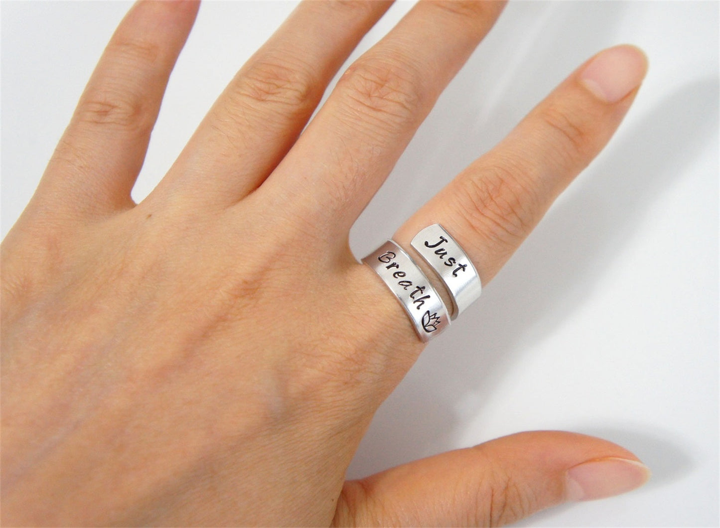 Interesting Inspirational Gift. Motivational Ring. Wrap Ring