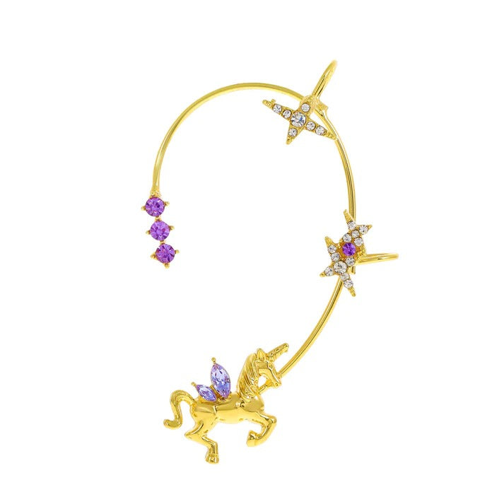 🌊Summer Hot Sale✨Fairy Non-piercing Stellar Unicorn Ear Cuffs