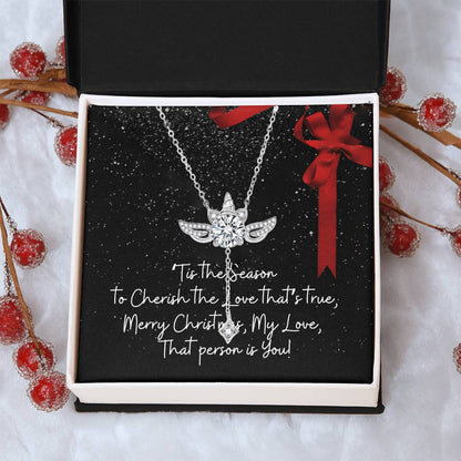 BLACK FRIDAY SALE 60% OFF✨RED RIBBON |Fantasy wing unicorn necklace