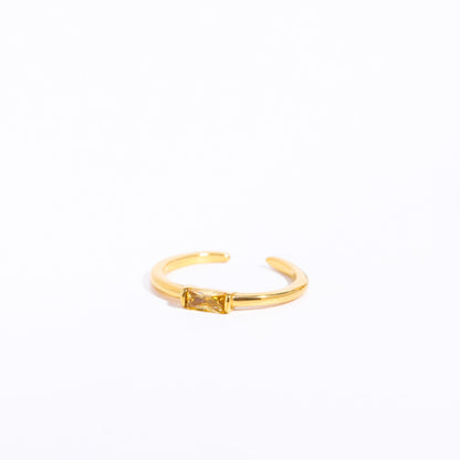 Baguette Birthstone Ring