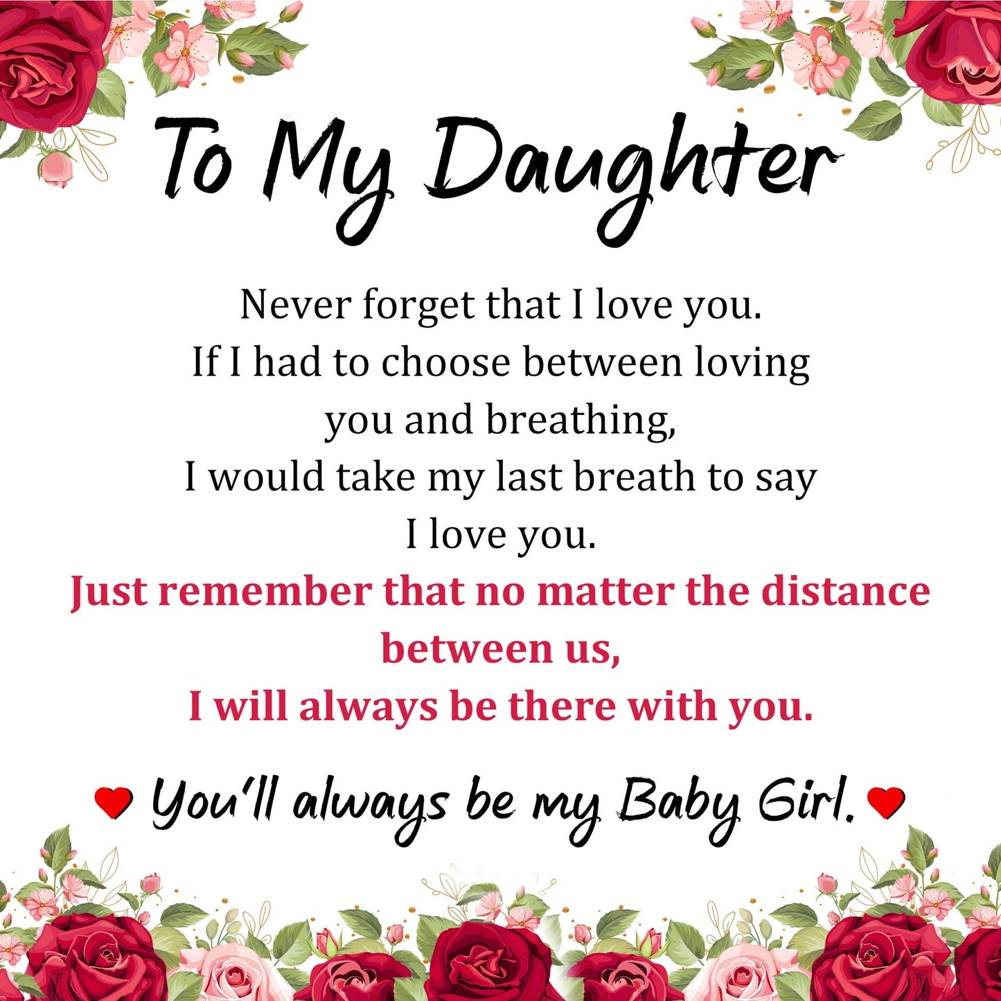 To My Daughter