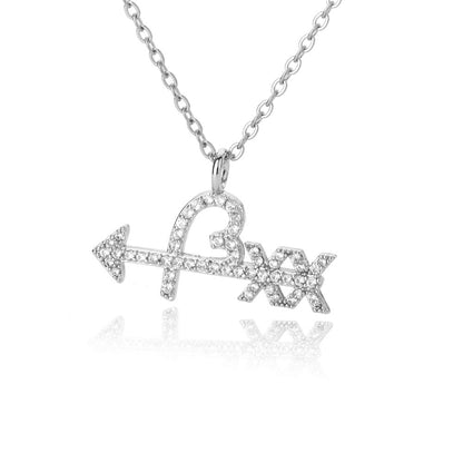 🎁CHRISTMAS PRE SALE 80% OFF🎄 Diamond Arrow and Heart Necklace💘