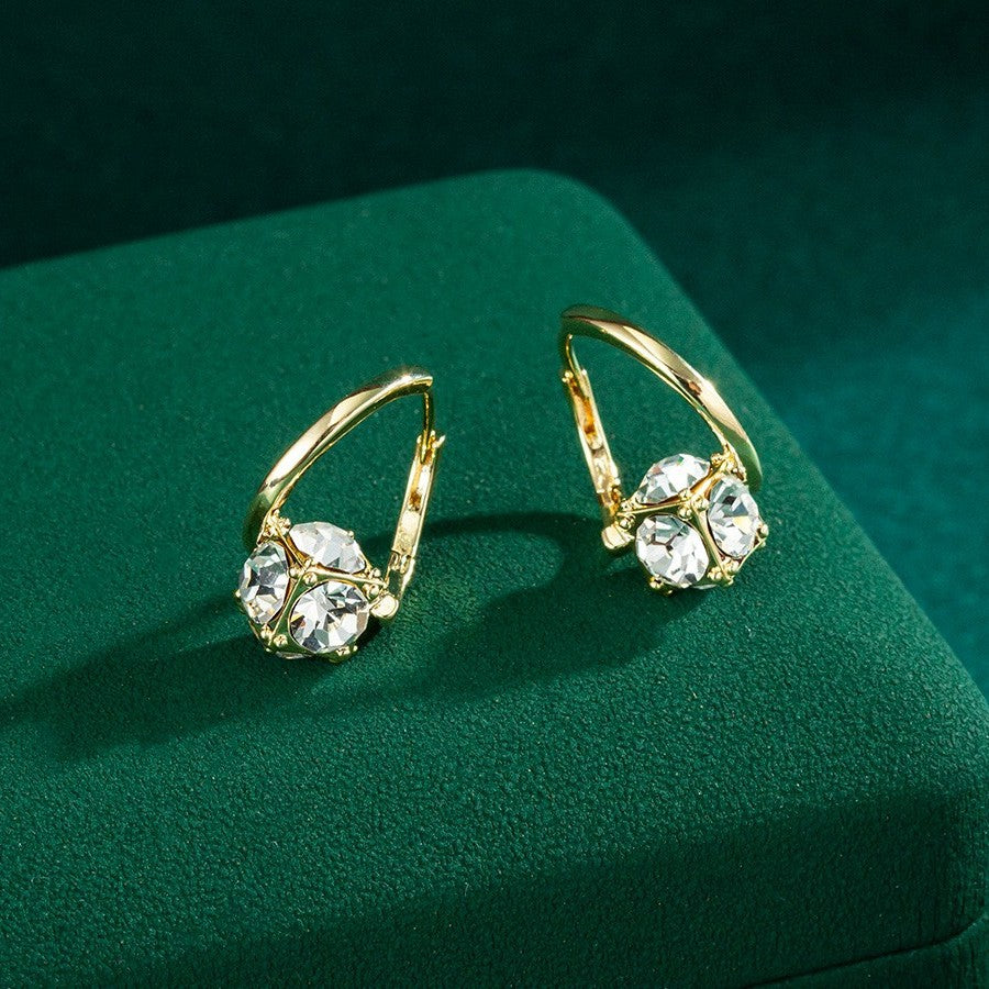 🎄CHRISTMAS HOT SALE❄-Diamond ball earrings
