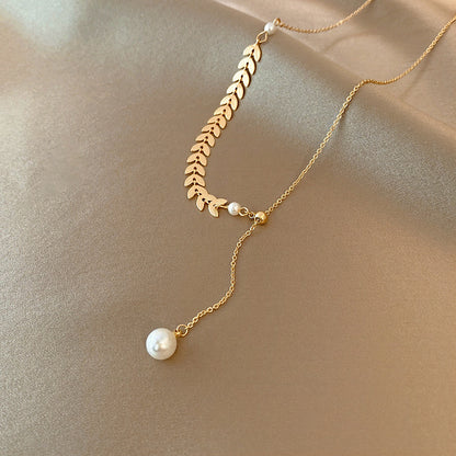 🌾Wheat Pearl Necklace