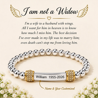 For Memorial - Missing You Always Custom Name And year Bead Bracelet