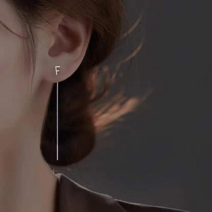 Fashion Shiny Alphabet Earrings