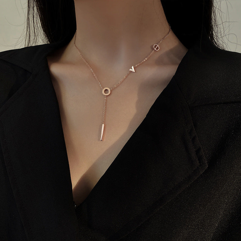 L-O-V-E Long Chain Necklace