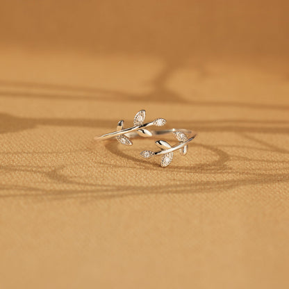 Be-Leaf In Yourself Leaf Ring