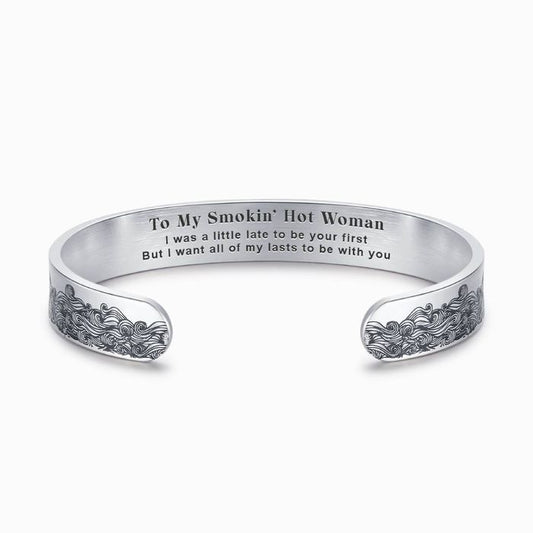 To My Wife, I Want All Of My Lasts To Be With You Bracelet
