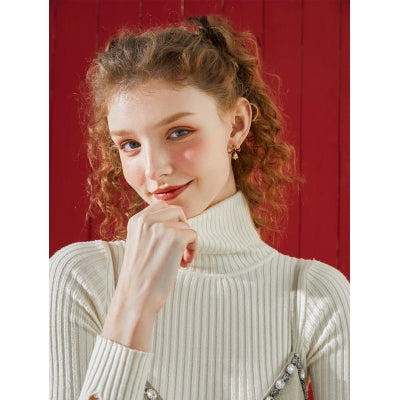 🎄CHRISTMAS HOT SALE❄ Exquisite bow bell earrings