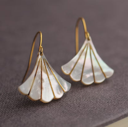 🌊Summer Hot Sale✨ The Birth of Venus Art Deco Pearl Drop Earrings