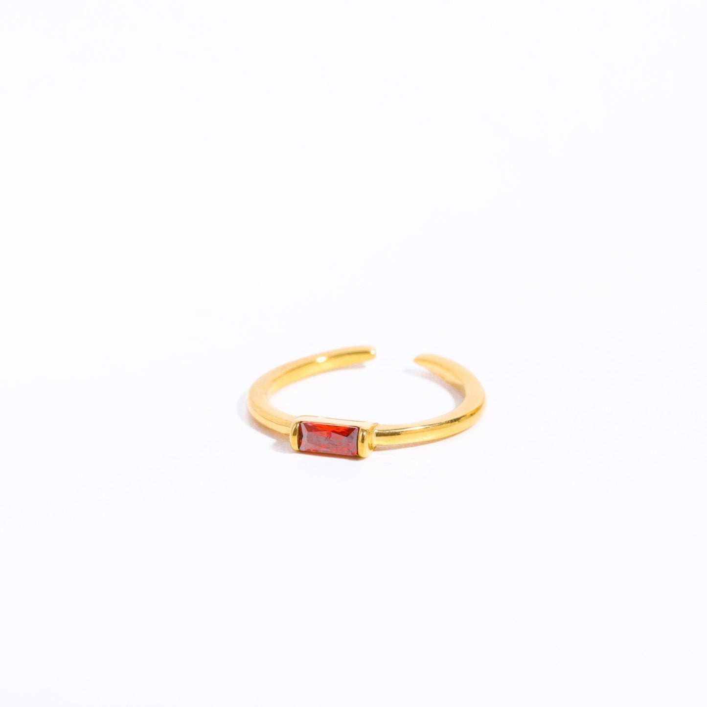Baguette Birthstone Ring
