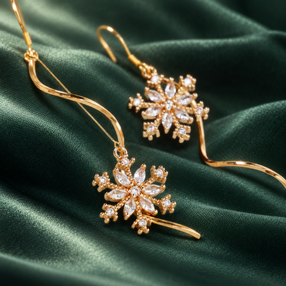🎄Snowflake Tassel Dangle Earrings