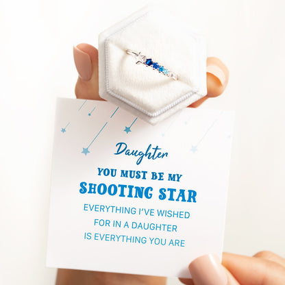 Daughter You're My Shooting Star Ring