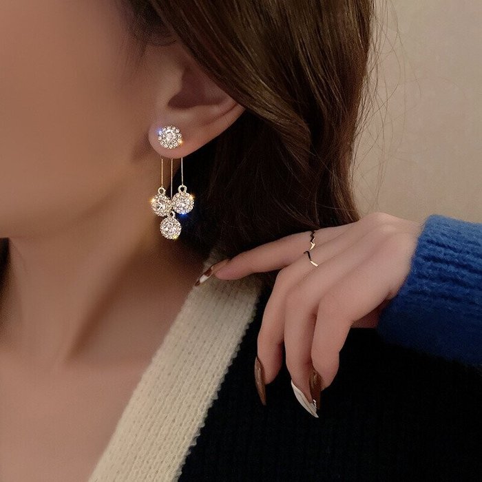 🌟Crystal string earrings