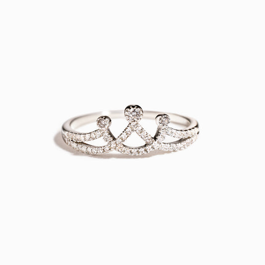 Queen Minimalist Crown Ring