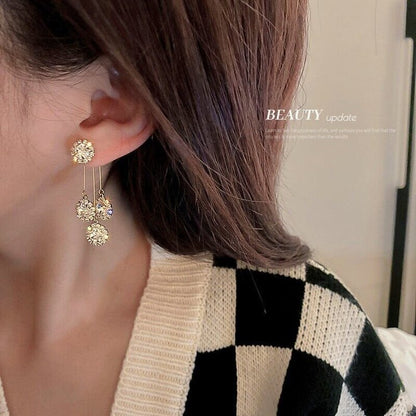🌟Crystal string earrings