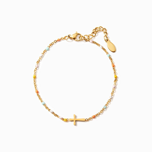 To My Love Cross Bracelet