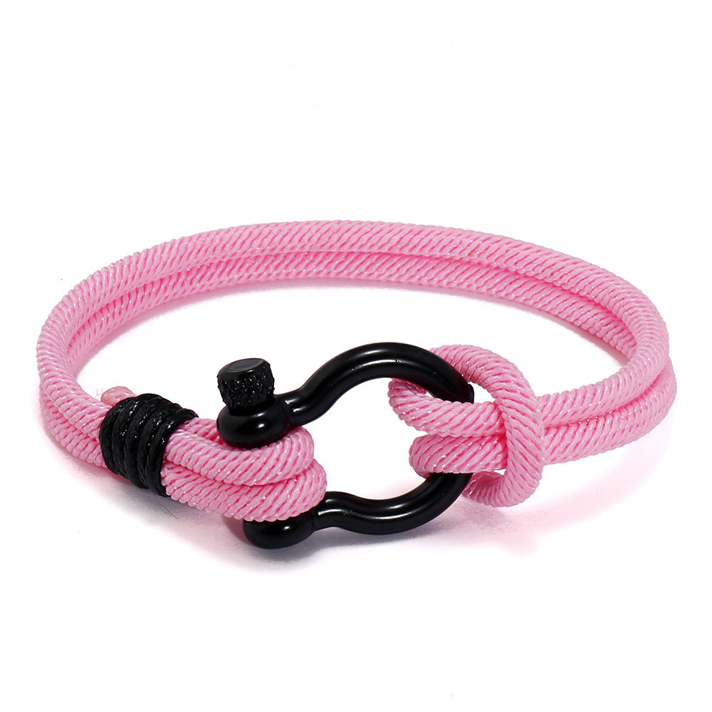 To My Daughter Love You Forever Nautical Bracelet