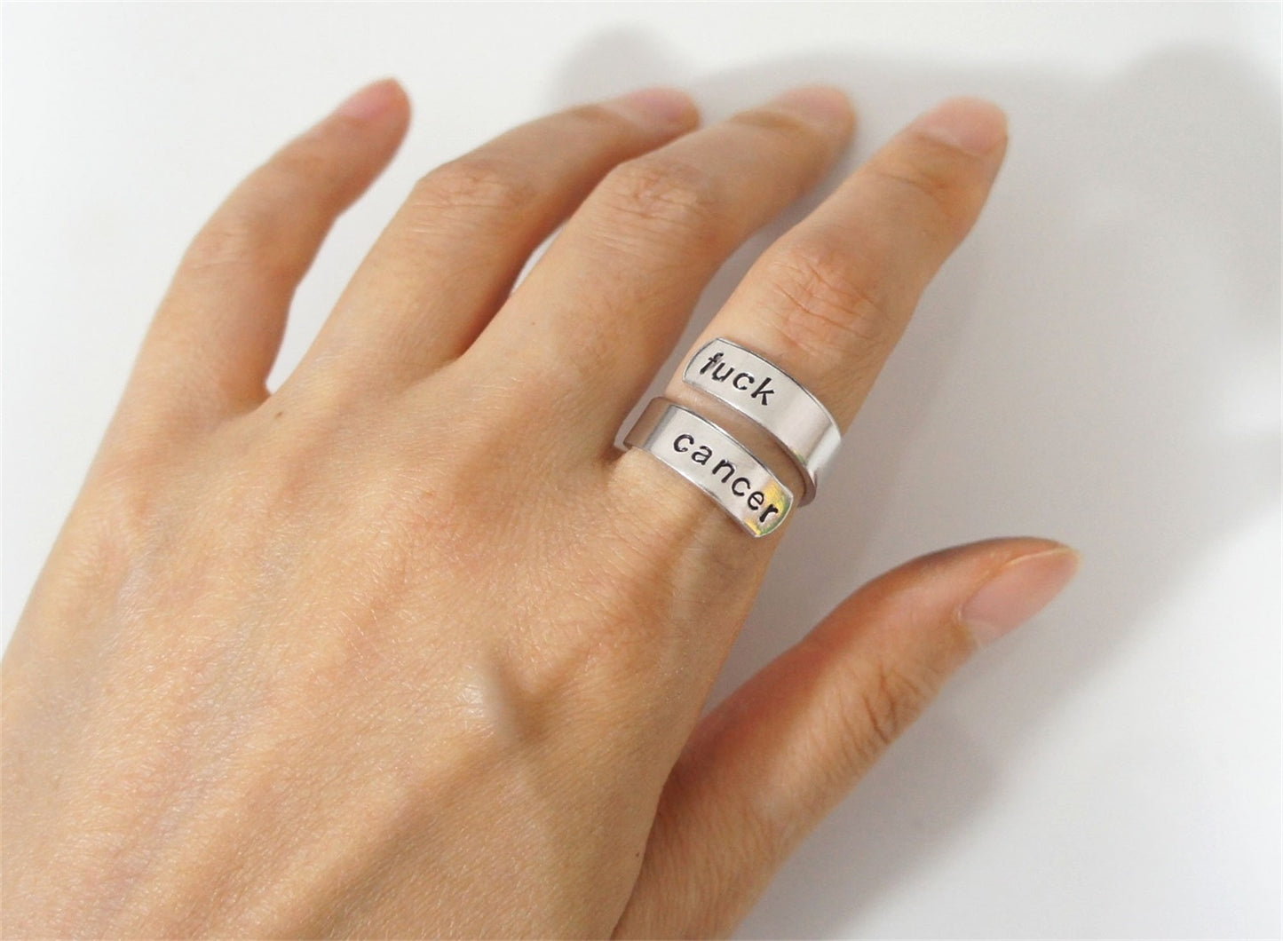 Interesting Inspirational Gift. Motivational Ring. Wrap Ring