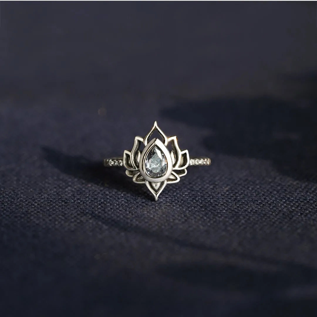 FUCK MY TRAUMA LOTUS RING
