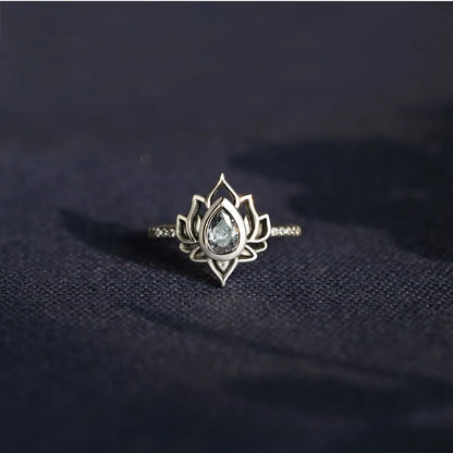FUCK MY TRAUMA LOTUS RING