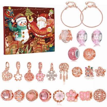 24Pcs DIY Jewelry Advent Calendar Christmas Gifts Charm