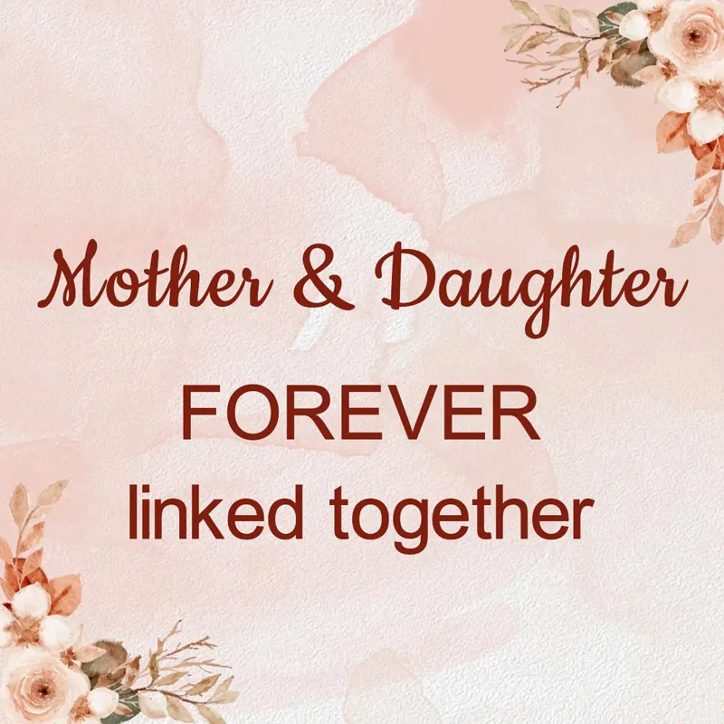 Mother And Daughter Heart Custom Birthstone&Name Bracelet