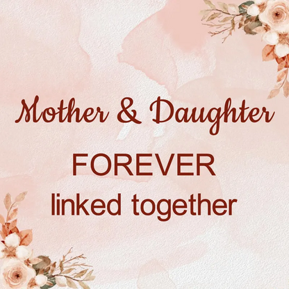 Mother And Daughter Heart Custom Birthstone&Name Bracelet