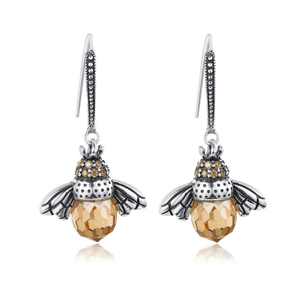 "Dancing Bee" Earrings & Necklace