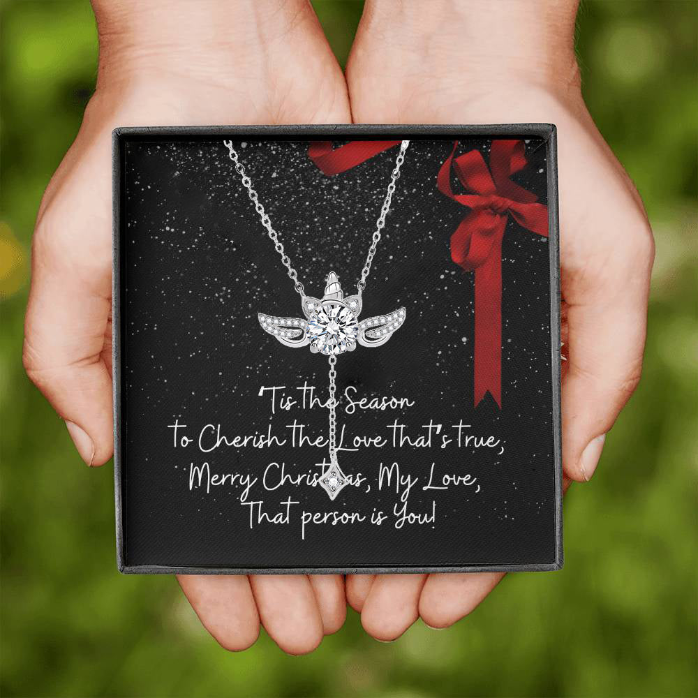 BLACK FRIDAY SALE 60% OFF✨RED RIBBON |Fantasy wing unicorn necklace