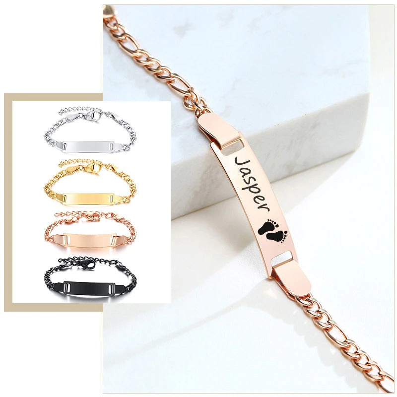 Personalized Baby Name Bracelet