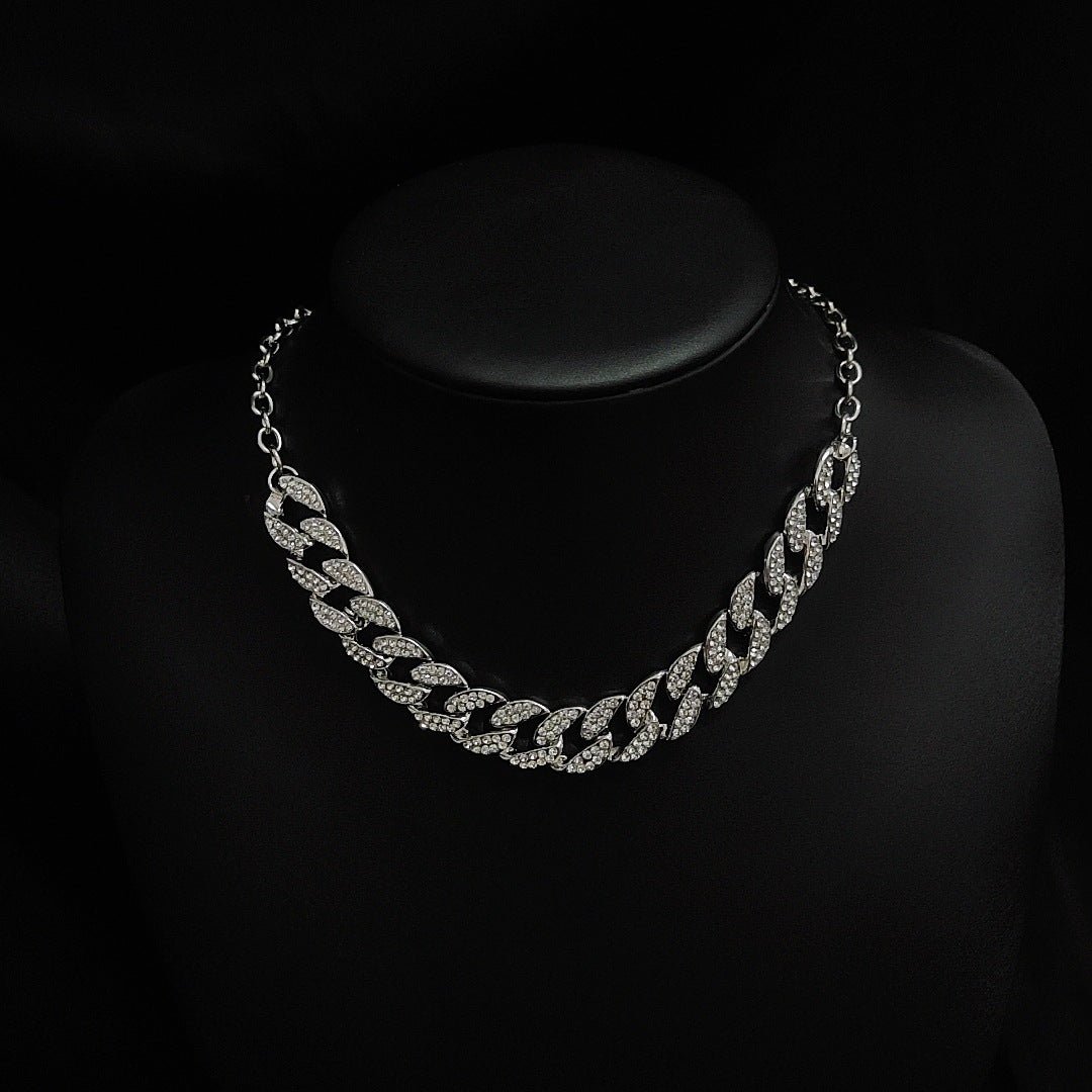 Delicate Adjustable Zircon Necklace