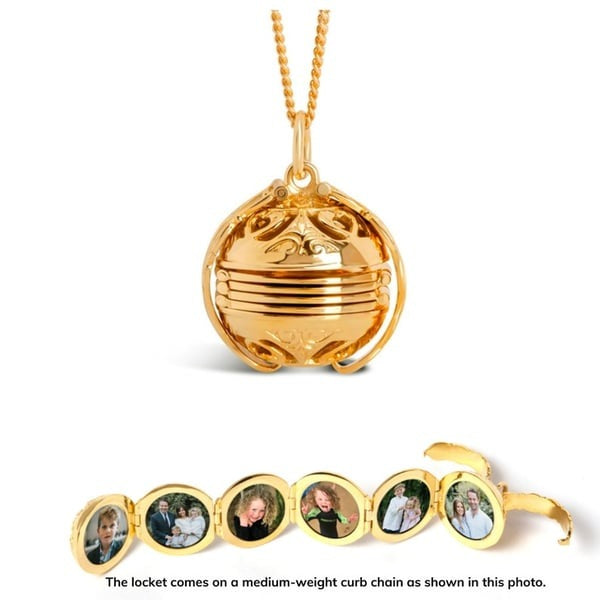 Expanding Photo Locket Necklace