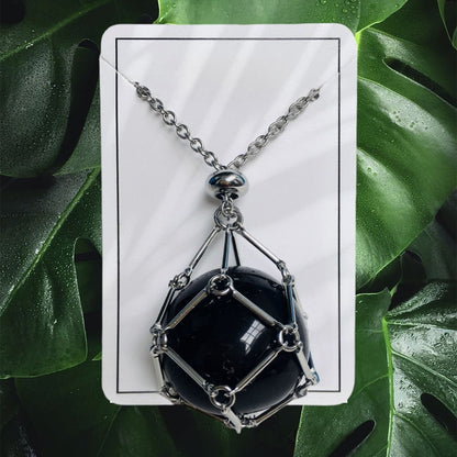 🎁2023 Crystal Stone Holder Necklace- Free (Crystal) Gift Included🎁