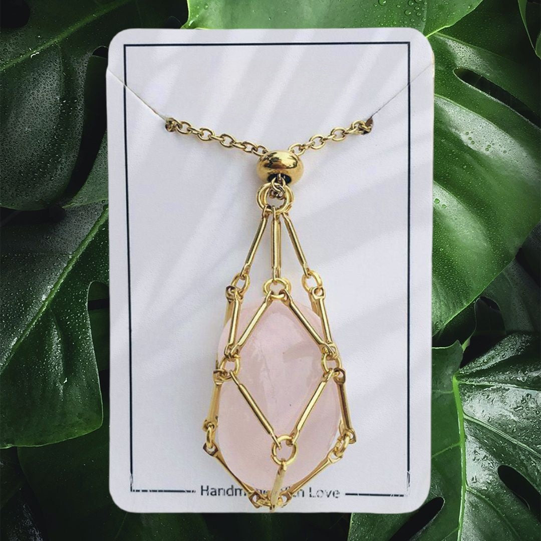 🎁2023 Crystal Stone Holder Necklace- Free (Crystal) Gift Included🎁