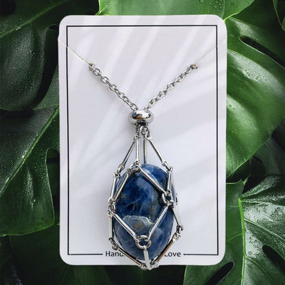 🎁2023 Crystal Stone Holder Necklace- Free (Crystal) Gift Included🎁