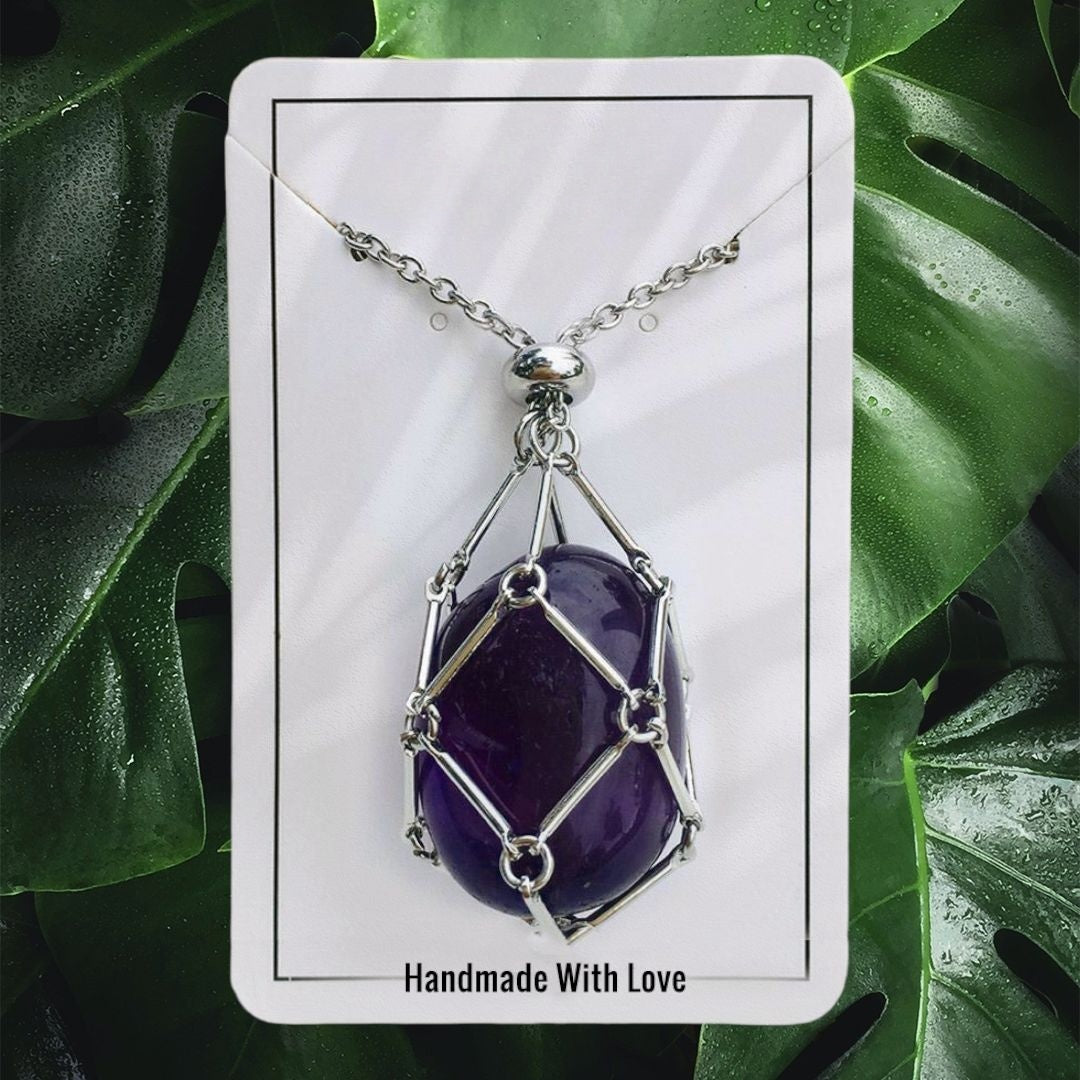 🎁2023 Crystal Stone Holder Necklace- Free (Crystal) Gift Included🎁