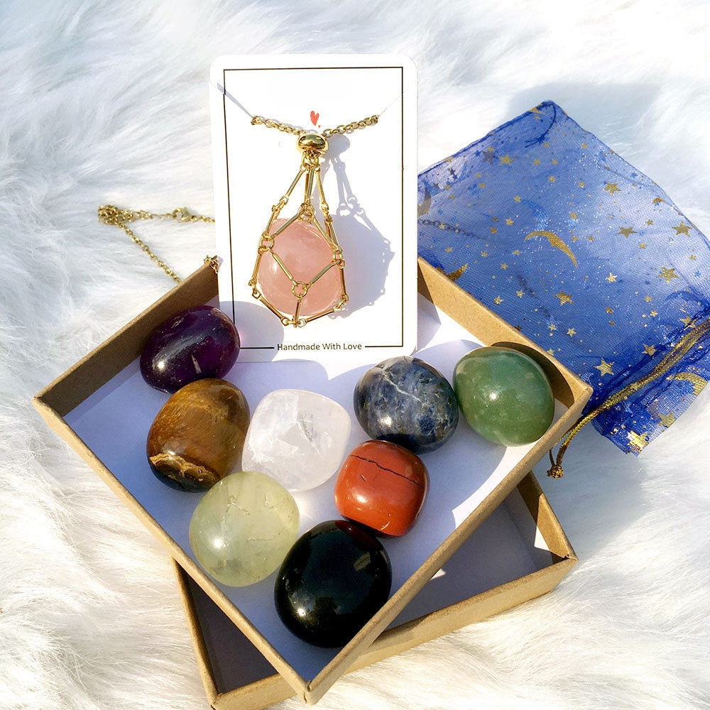 🎁2023 Crystal Stone Holder Necklace- Free (Crystal) Gift Included🎁