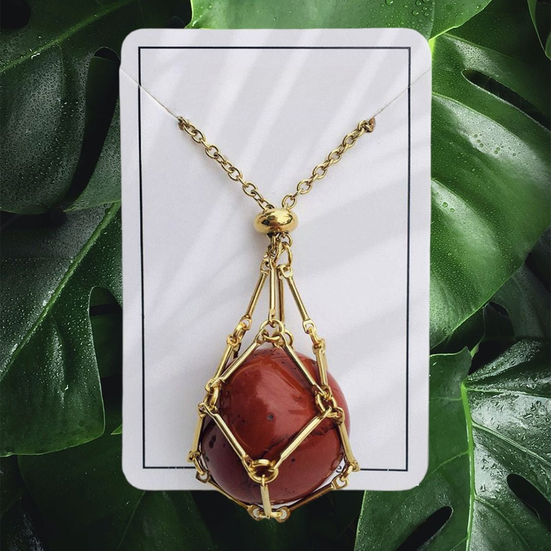 🎁2023 Crystal Stone Holder Necklace- Free (Crystal) Gift Included🎁