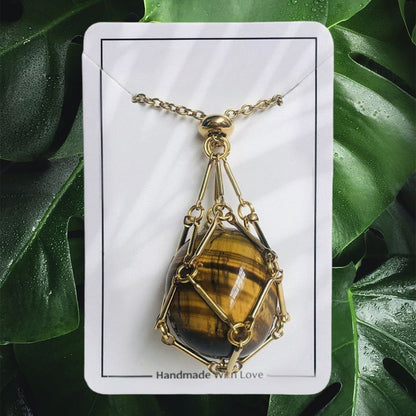 🎁2023 Crystal Stone Holder Necklace- Free (Crystal) Gift Included🎁