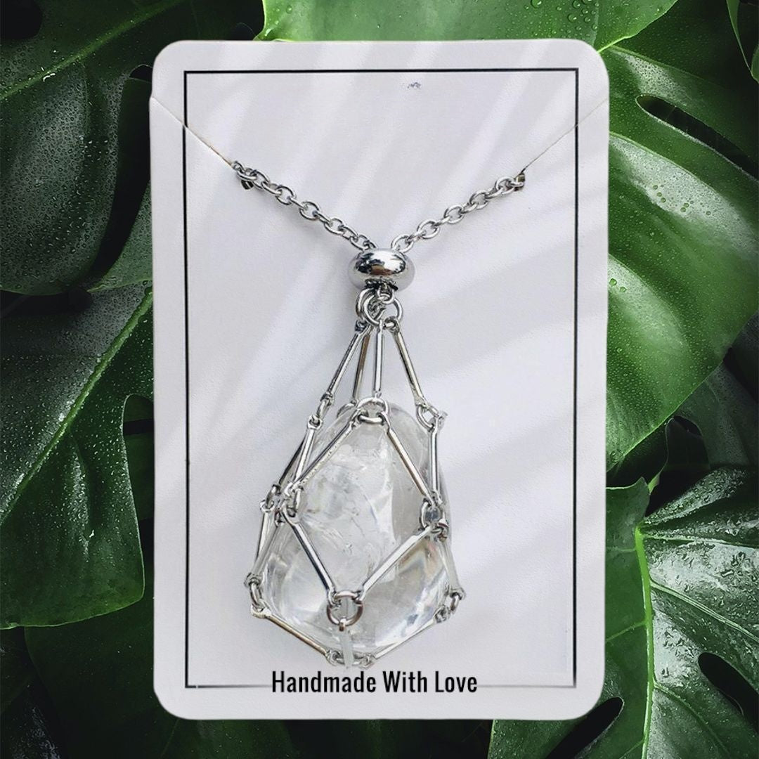 🎁2023 Crystal Stone Holder Necklace- Free (Crystal) Gift Included🎁