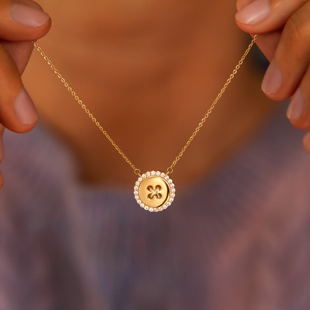 You Are Cute As A Button Necklace