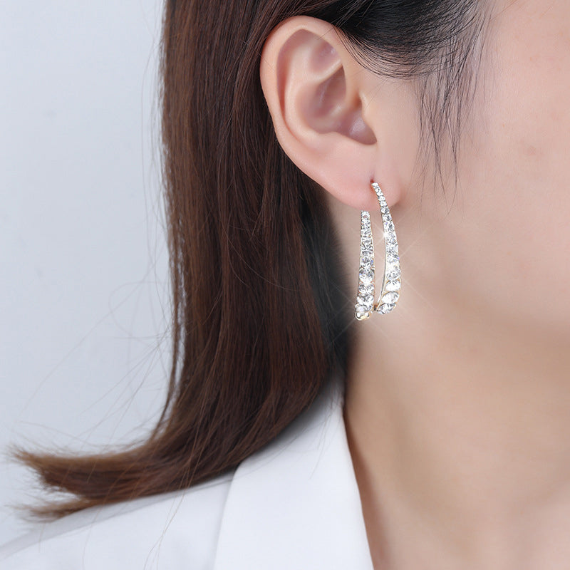 ✨Cross Curved Earrings