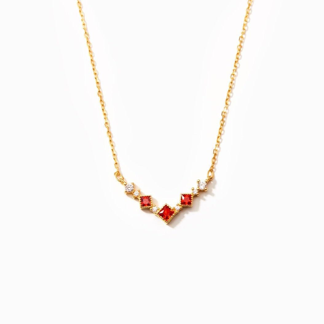 This Girl Is On Fire Flame Necklace