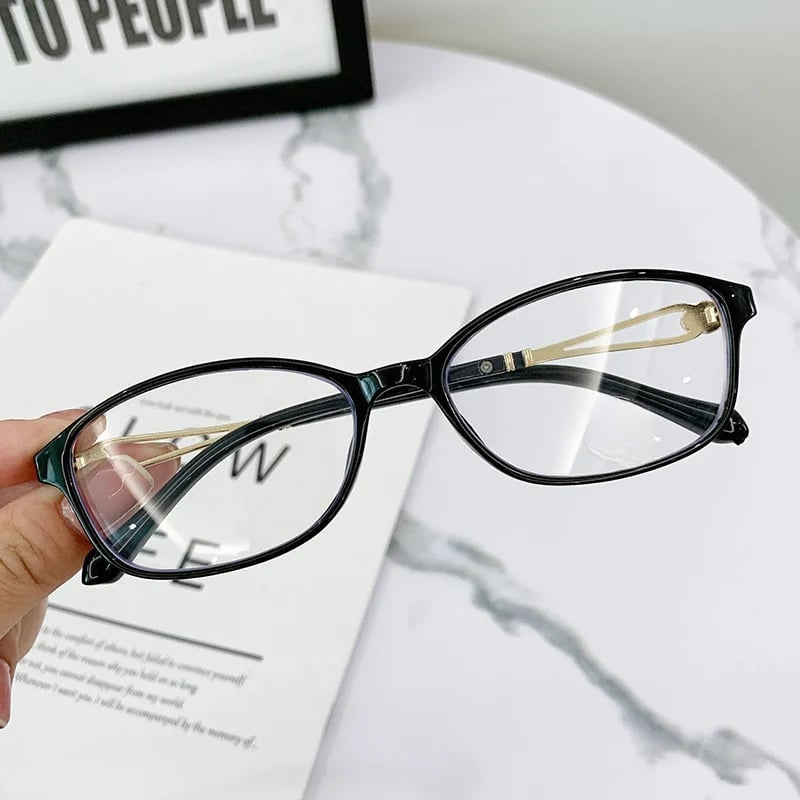 WOMEN'S FASHION LIGHTWEIGHT METAL ANTI-BLUE LIGHT READING GLASSES