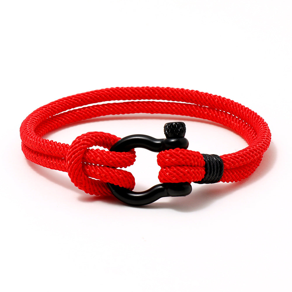 To My Daughter Love You Forever Nautical Bracelet