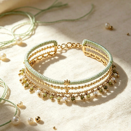 🌊Ocean Breeze Boho Cuff Bracelet- Bring the Ocean With You