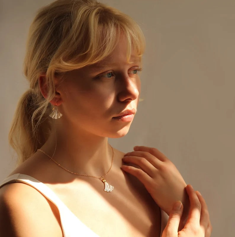 🌊Summer Hot Sale✨ The Birth of Venus Art Deco Pearl Drop Earrings